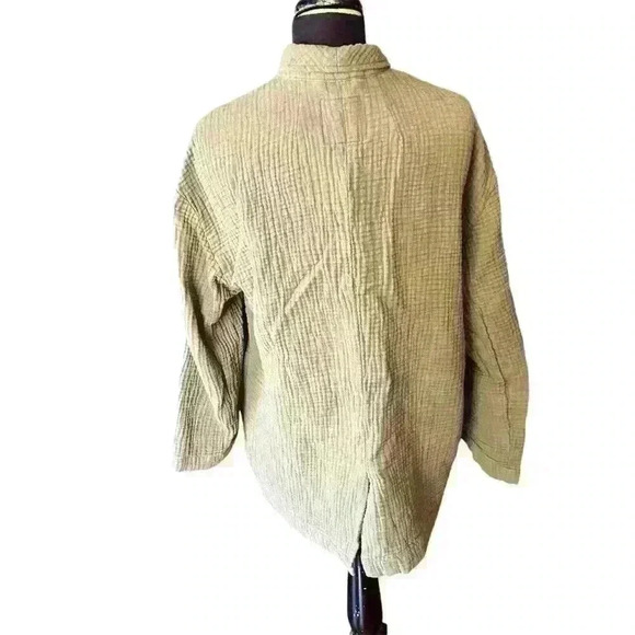 Madewell Women’s Dorset Lightspun Blazer,‎ Size Large Green - Picture 3 of 7